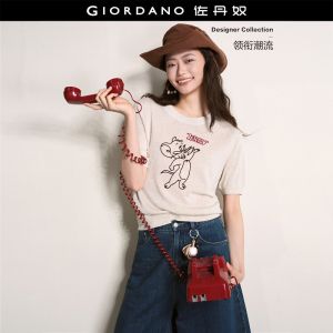 Giordano Women Tom & Jerry Round Neck Knitwear Free Shipping 18356607