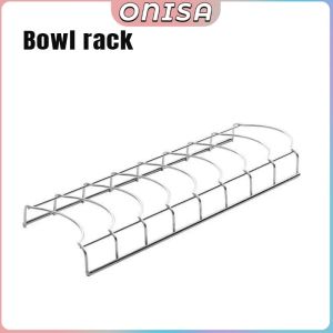 Kitchen Dish Bowl Draining Rack Stainless Steel Dish Drying Holder Drainer Multipurpose Pot Lid Plate Storage Organizer