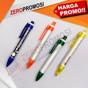 Pulpen Plastik Kode 915 Insert Sticker Custom Full Color