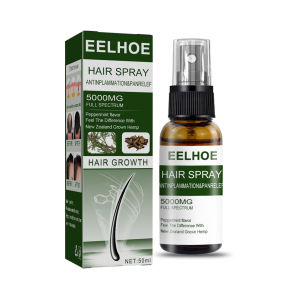 Eelhoe Male and Female Hair Growth Spray Anti Hair Loss Repair Hair Roots Regrowth Essential Oil Nourish Hair Follicle Hair Fast Growth Essence Treatment Prevent Hair Loss Dry Frizzy Damaged Thinning Strong Root Natural Repair Care Liquid(50ml)