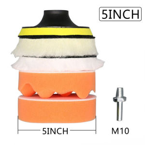 11PCS Polishing Pads Self-Adhesive Polishing Sponge Pad Kit Buffing Waxing Polishing Sponge Pads Kit Set