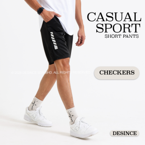 🇲🇾 DESINCE 😎 Men Casual Short Pants Sport Pant Shorts Gym Home Elastic Plus Size Seluar Pendek Lelaki Running MP 018