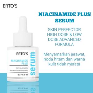 Ertos Niacinamide Skin Perfector Serum High Dose and Low Dose Advanced Wajah Lebih Cerah Others