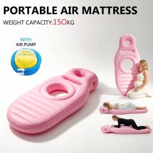 Lnflatable Pillow Belly Hole Comfortable Safe PVC Inflatable Sleeping Support Multifunctional