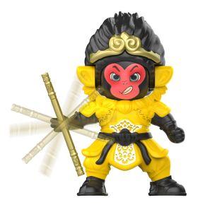 XUECHUANGYING Chinese Style Wukong Face Changing Doll Plastics DIY Crafts Cartoon Face Makeup Toy Interactive Toy 3 Facial Face Changing Toy Friends Birthday Gifts