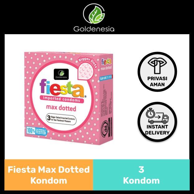 Kondom Fiesta Max Dotted isi 3 Pcs