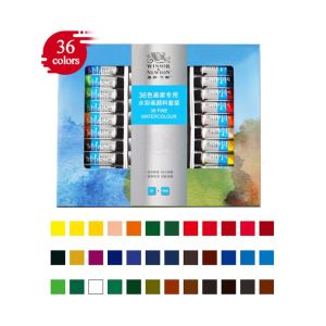Winsor & Newton 12/18/24/36 Màu Sắc Chuyên Nghiệp sơn màu nước Bộ 10Ml Tốt Vẽ Tranh Màu Nước nghệ thuật chất nhuộm màu Nguồn Cung Cấp