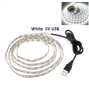 1m-5m DC 5V USB LED Strip Lights 2835 White Warm White Tira TV Background Lighting SMD Tape for Home Decoration Lamp Non Waterproof 60led/m