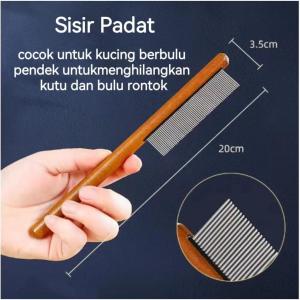 [HACIKO PETSHOP] Sisir Kutu 3 Bentuk Hewan Peliharaan Kucing  Anjing Pet Grooming Brush Sisir Perawatan Peliharaan Cocok Untuk Bulu Pendek Dan Panjang