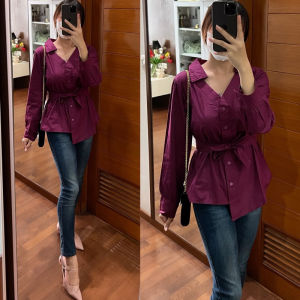 KAMEJA TALI ATASAN POPLIN BAJU FULL KANCING HIDUP KAMEJA HANG OUT BAJU KERJA KEREN