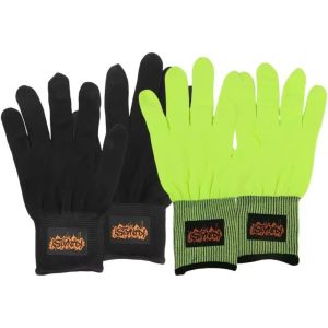 LUXURYLYN Anti Static Car Window Film Gloves Full Finger Oxford Cloth Window Tinting Gloves Multipurpose Anti Slip Paint Protection Gloves Auto Detailing Paint Protection Installer Kit