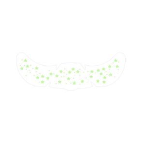 JON09 Star Heart Face Temporary Tattoo Sparkle DIY Luminous Freckle Tattoo Glow In The Dark Long Lasting Face Tattoo Sticker Wedding Nightclub