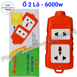 Ổ Cắm Điện Fanagold Cao Cấp Chịu Tải Cao 6000w - 8000W Không Dây Loại Tốt