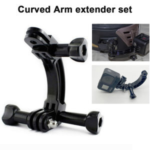GOPRO set Rotary Curved Arm extender mount Batang Ekstensi For GpPro DJI Action kamera Aksesoris