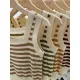 ZD Color Block Striped Square Neck Knitted Vest Camisole for Women Slim Fit Summer New Versatile Outerwear Top. 