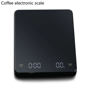 New Digital Espresso Coffee Scale with Timer Pour Over Drip Espresso Scale LCD Display 3kg/0.1g High Precision Auto Powe