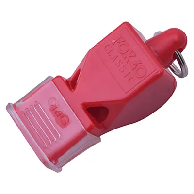High-Quality FOX 40 Whistle Plastic Classic Referee Whistle for Soccer Football Basketball Hockey Baseball Survival Outdoor Professional