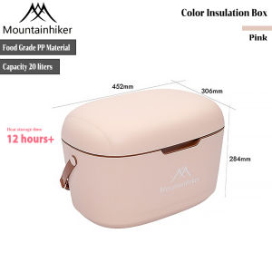 MOUNTAINHIKER Family Outdoors Gift portable shoulder strap refrigerator camping macaron insulation box suitable for baby bottle insulation/beer beverage food preservation