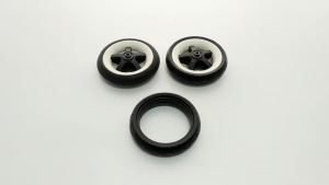 Buggy Wheel Tire For Bugaboo Bee3 Bee5 Pushchair Front or Back Stroller Wheel Tyre Cover PU Tubeless DIY Replace Accessories