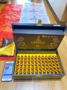 Tinh Chất Đông Trùng Hạ Thảo KANGHWA Hàn Quốc 60 ống hộp gỗ đen