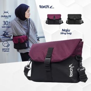 TORCH Naju 3 Liter Tas Selempang Bahu IPad Pria Wanita Ringan Anti Air - Sling Bag Travel Pouch Waterproof
