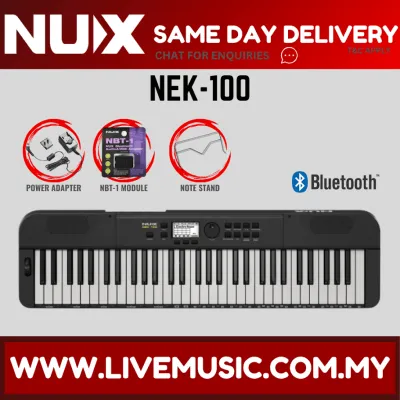 Nux NEK-100 61-Keys Portable Digital Electronic Keyboard ( NEK100 / NEK 100 )