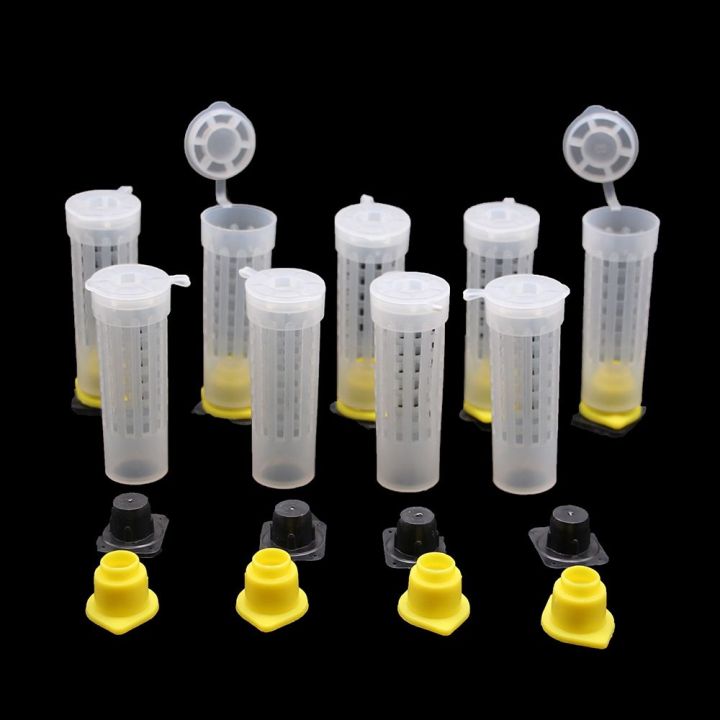 100 PCS Plastic Queen Bee Rearing Cell Cups - Beekeeping Tool For Raising Queen Bees