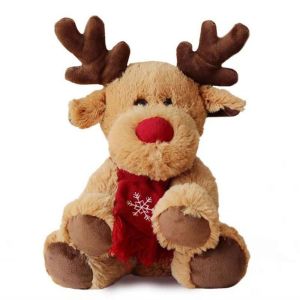 FANI 30cm Children Gifts Doll Toys Cartoon Elk Dolls Accessories Stuffed Toy Plush Doll Christmas Gifts Elk Plush Toys