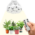 SANSI 40W LED Grow Light Bulb Daylight Full Spectrum Dimmable E27 With Remote Control Lampu Pokok Bunga. 