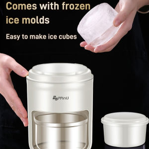 The hand-operated shaving ice machine is easy to operate safe and easy to use