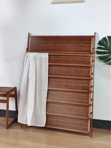 WAWJ Large Capacity Installation-Free Shoe Cabinet Floor Solid Wood Multi-Layer Storage Shoe Rack Home Doorway Rental Room Storage New