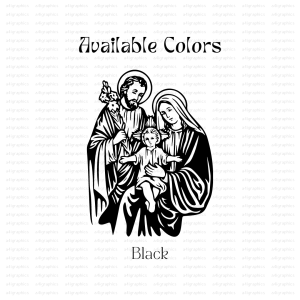 A4i Graphics Holy Family Vinyl Sticker 8"x10"