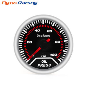 Dynoracing Oil Press Gauge 2" 52mm Oil Pressure Gauge with Sensor 0-100 PSI Car meter
