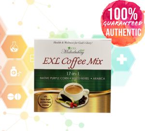 EXL Makabuhay Coffee Mix 17-in-1 10s (Arabica Ginseng Turmeric Ganoderma Spirulina Stevia)