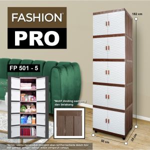 CLUB: LEMARI PLASTIK FASHION PRO 50 (SUSUN 2 3 4 5)