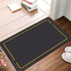 1pc Bath Mat Diatomite Mat Kitchen Rug Non Slip Quick Drying Bathroom Mat Absorbent Mat