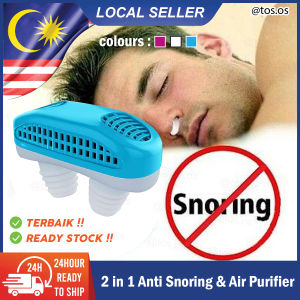 2in1 Anti Snoring Nose Purifier Relieve Nasal Congestion Anti Snore Ventilation Apnea Aid Device / Anti Dengkur