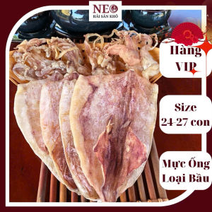 Khô Mực Size 24-27con/Kg Mực Khô Dày Cơm Ngọt Thịt NEO Hải Sản Khô