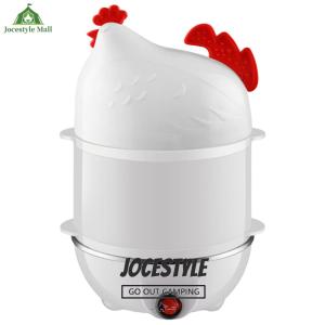[Jocestyle Mall] Electric Egg Cooker with Auto Shut Off Egg Boiler Vegetable Steamer for Home Kitchen