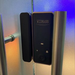 Khóa cửa kính WIDMANN G21 ( Vân tay - thẻ từ - mã số - app)