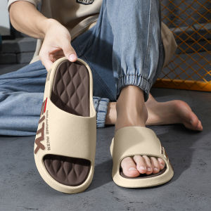 KDAShop ขายดี รองเท้าแตะแฟชั่นผชแบบสวม มีให้เลือก 4 สี ด้านข้างแต่งตัวอักษร พื้นแต่งลายพื้นหนาน้ำหนักเบาสวมใส่สบายงานดีย์แบบนี้ห้ามพลาดกันน้าา