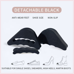 CCW 1 Pair Forefoot Insert Pad For Women High heels Toe Plug Half Sponge Shoes Cushion Feet Filler Insoles Anti-Pain Pads