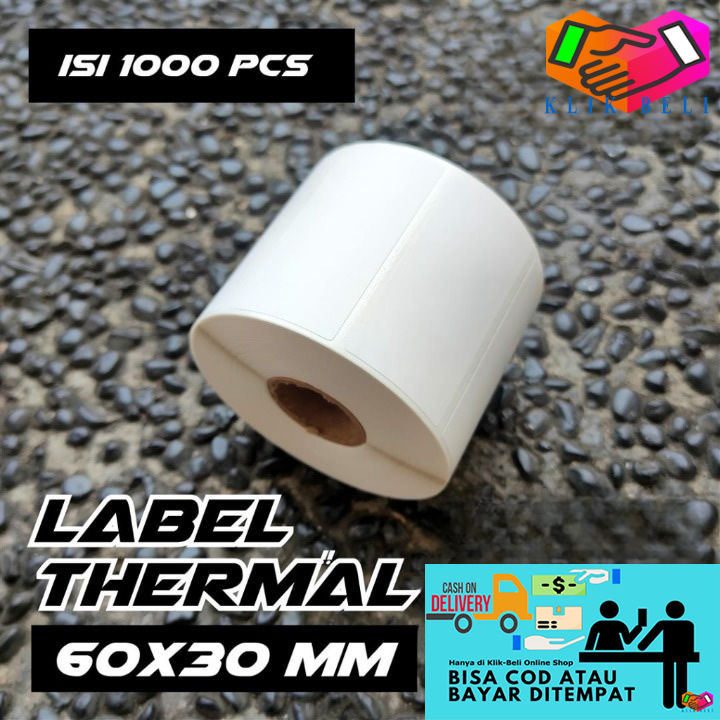 Klik-Beli%20Kertas%20Thermal%20Sticker%2060x30%20mm%20Isi%201000%20Pcs/Roll%20Kertas%20Tempel%20Print%20Resi%20Label%20Paper%20Barcode%20-%20Image%202