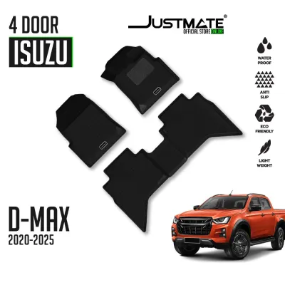 สินค้าขายดี[JUSTMATE] ISUZU พรมปูพื้นรถยนต์ DMAX 4D 2020 - 2025แนะนำ จัดส่งจริง