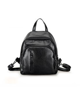 Sampai7an T257 / Tas Ransel Wanita Mini Kasual Backpack Import Waistbag Cewek Bahan Kulit PU Sintetis Tas Jalan Kuliah Kantor Kerja Perempuan Murah Fashion Style Korea Multifungsi / COD