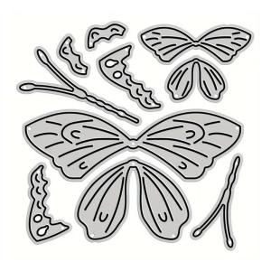 Butterfly Cutting Dies Carbon Steel Die Cut Scrapbooking Embossing Stencils for Scrapbooking Making Packaging