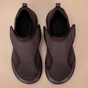 Lesvago Breathable Men Sneakers Widen Women Walking Shoes with swollen feet 、Big foot bone、 diabetes Shoes 、 Hallux valgus、 Wide Toe Elderly walking shoes Big Size 45 46