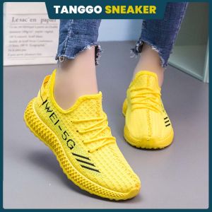 ⭐𝗧𝗔𝗡𝗚𝗚𝗢 Summer New 2020 New Breathable Flying Woven Womens Shoes 3 Color Casual Sports Fashion Running Shoes Wild Trend Ladies Shoes