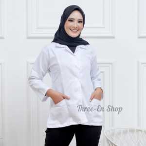 Baju Dinas Putih Wanita Baju Putih PDH Wanita Seragam PPL Baju Putih PNS ASN Perawat Bidan