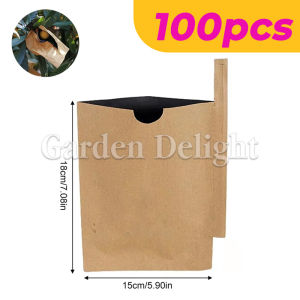 100pcs Fruit protection bags with Waterproof paper against Insect and Birds for Fruits and Vegetables